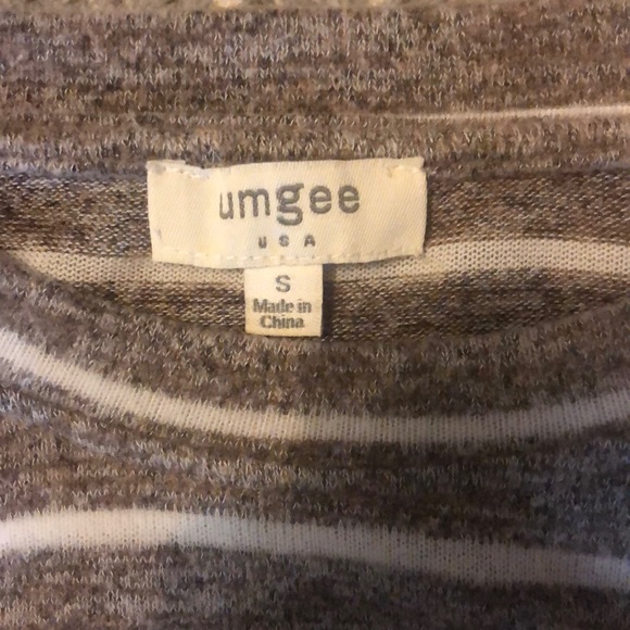 Brown and White striped sweater - Picture 2 of 3